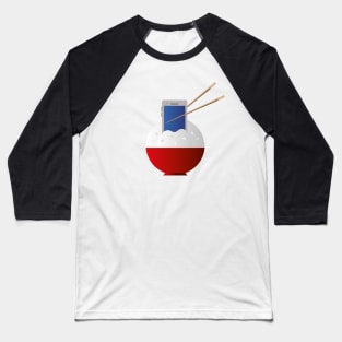 Rice Phone Baseball T-Shirt